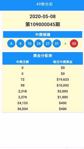 大樂透 - 台灣樂透快 - 即時開彩 (今彩539 ) Screenshot 3 - AppWisp.com 大樂透 - 台灣樂透快 - 即時開彩 (今彩539 ) Screenshot 3 - AppWisp.com