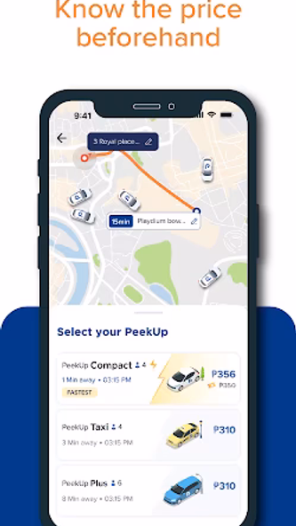 PeekUp: Easy Comfortable Rides Screenshot 4 - AppWisp.com PeekUp: Easy Comfortable Rides Screenshot 4 - AppWisp.com