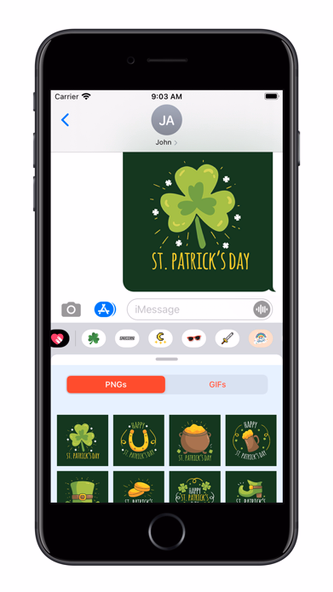 St Patrick - GIFs & Stickers Screenshot 2 - AppWisp.com St Patrick - GIFs & Stickers Screenshot 2 - AppWisp.com