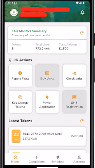 My ZESCO Screenshot 2 - AppWisp.com My ZESCO Screenshot 2 - AppWisp.com