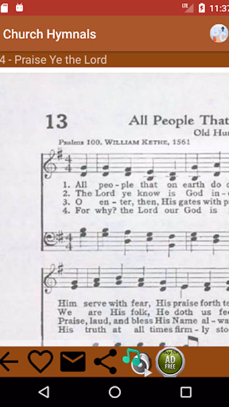 The Church Hymnal Screenshot 4 - AppWisp.com
