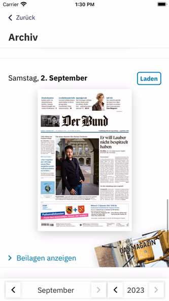 Der Bund E-Paper Screenshot 3 - AppWisp.com Der Bund E-Paper Screenshot 3 - AppWisp.com