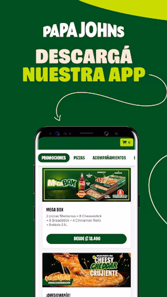 Papa John's Costa Rica Screenshot 1 - AppWisp.com Papa John's Costa Rica Screenshot 1 - AppWisp.com