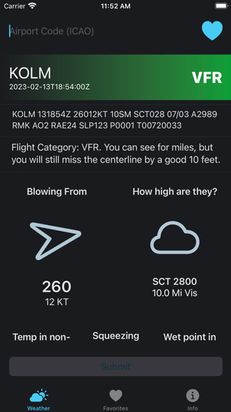 METAR AF Screenshot 4 - AppWisp.com METAR AF Screenshot 4 - AppWisp.com