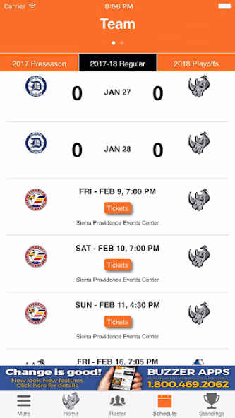 El Paso Rhinos Screenshot 4 - AppWisp.com El Paso Rhinos Screenshot 4 - AppWisp.com