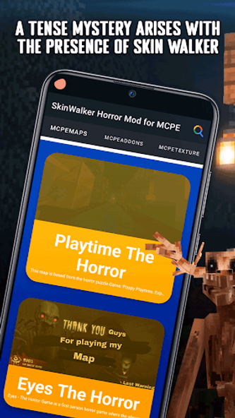 SkinWalker Horror Mod for MCPE Screenshot 2 - AppWisp.com SkinWalker Horror Mod for MCPE Screenshot 2 - AppWisp.com