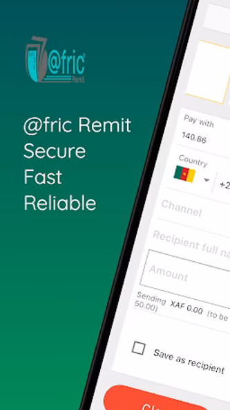 @fric Remit - Money transfer Screenshot 1 - AppWisp.com @fric Remit - Money transfer Screenshot 1 - AppWisp.com