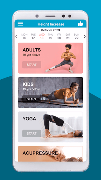 Height Increase Workouts Screenshot 1 - AppWisp.com Height Increase Workouts Screenshot 1 - AppWisp.com