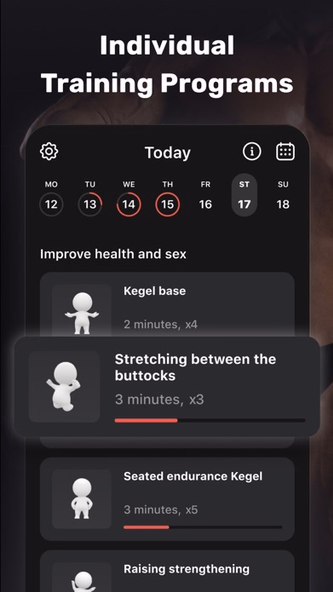 Men's rise: Kegel exercises Screenshot 2 - AppWisp.com Men's rise: Kegel exercises Screenshot 2 - AppWisp.com