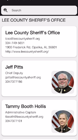 Lee County Sheriff's Office Screenshot 2 - AppWisp.com Lee County Sheriff's Office Screenshot 2 - AppWisp.com