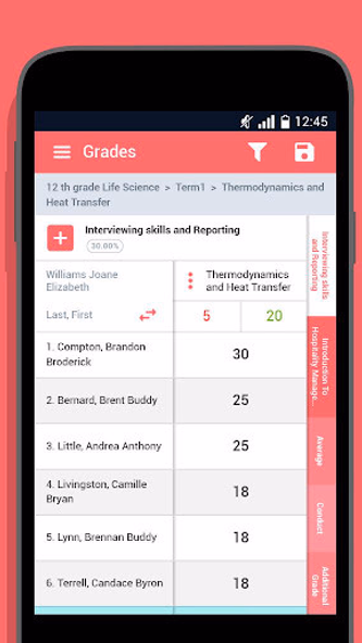 eSchool Gradebook Screenshot 2 - AppWisp.com eSchool Gradebook Screenshot 2 - AppWisp.com