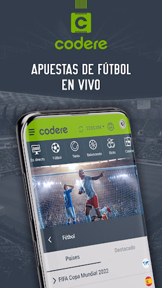 Codere: Apuestas Deportivas Screenshot 2 - AppWisp.com Codere: Apuestas Deportivas Screenshot 2 - AppWisp.com