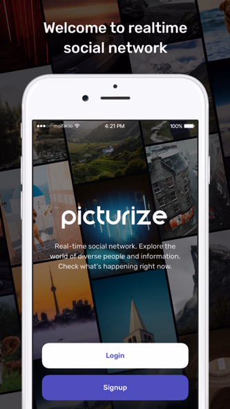 Picturize - Realtime Network Screenshot 1 - AppWisp.com Picturize - Realtime Network Screenshot 1 - AppWisp.com