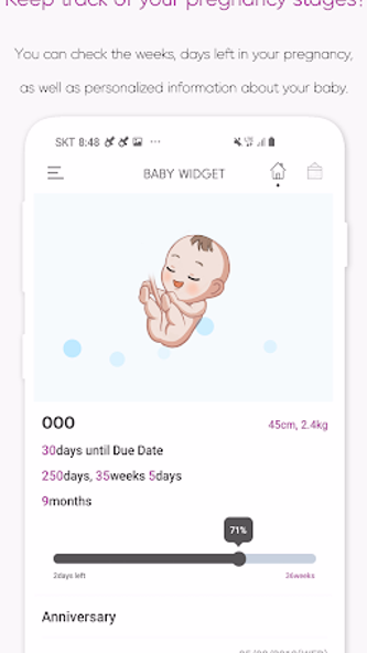 Baby Widget : Baby Tracker Screenshot 4 - AppWisp.com