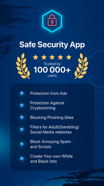 Safe Security App Screenshot 1 - AppWisp.com Safe Security App Screenshot 1 - AppWisp.com