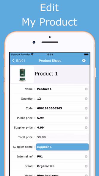 Inventory with barcode Screenshot 2 - AppWisp.com Inventory with barcode Screenshot 2 - AppWisp.com