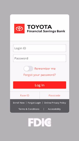 Toyota Bank Screenshot 1 - AppWisp.com