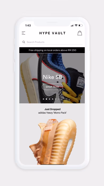 Hype Vault Screenshot 1 - AppWisp.com Hype Vault Screenshot 1 - AppWisp.com
