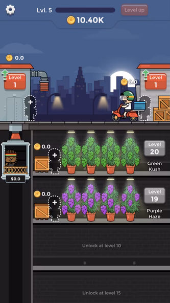 Weed Factory Idle Screenshot 1 - AppWisp.com Weed Factory Idle Screenshot 1 - AppWisp.com