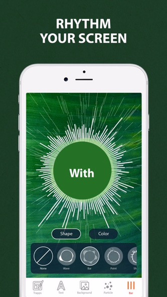 Trapp - Music Visualizer Screenshot 3 - AppWisp.com Trapp - Music Visualizer Screenshot 3 - AppWisp.com