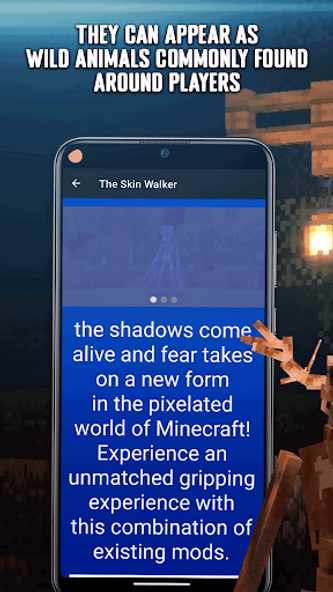 SkinWalker Horror Mod for MCPE Screenshot 4 - AppWisp.com SkinWalker Horror Mod for MCPE Screenshot 4 - AppWisp.com