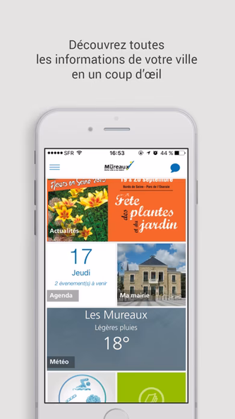 Ville des Mureaux Screenshot 1 - AppWisp.com Ville des Mureaux Screenshot 1 - AppWisp.com