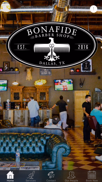 Bonafide Barber Shop Screenshot 1 - AppWisp.com Bonafide Barber Shop Screenshot 1 - AppWisp.com