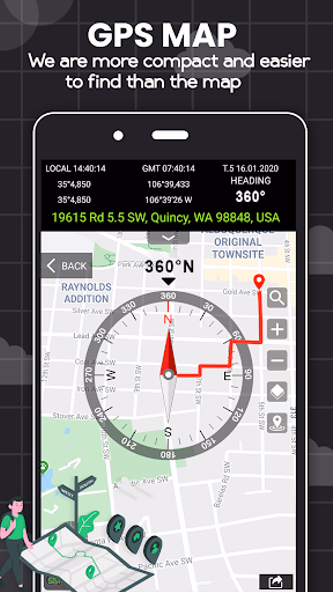 Digital Compass for Android Screenshot 2 - AppWisp.com Digital Compass for Android Screenshot 2 - AppWisp.com