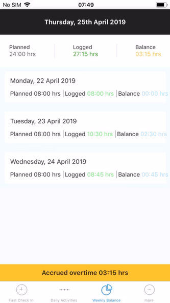 Staff Times - My Time Screenshot 4 - AppWisp.com Staff Times - My Time Screenshot 4 - AppWisp.com