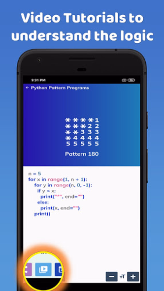 Python Pattern Programs Screenshot 3 - AppWisp.com Python Pattern Programs Screenshot 3 - AppWisp.com