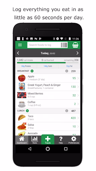 Track - Calorie Counter Screenshot 4 - AppWisp.com Track - Calorie Counter Screenshot 4 - AppWisp.com