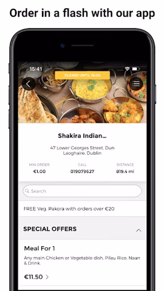 Shakira Indian Cuisine Screenshot 1 - AppWisp.com Shakira Indian Cuisine Screenshot 1 - AppWisp.com