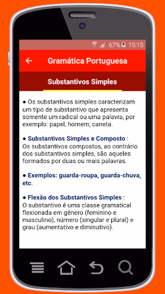 Gramática Portuguesa Completa Screenshot 3 - AppWisp.com Gramática Portuguesa Completa Screenshot 3 - AppWisp.com