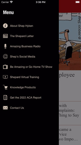 Shep Hyken App Screenshot 2 - AppWisp.com Shep Hyken App Screenshot 2 - AppWisp.com