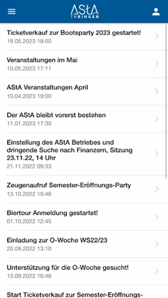 AStA TH Bingen Screenshot 2 - AppWisp.com AStA TH Bingen Screenshot 2 - AppWisp.com