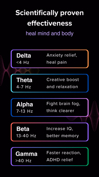 Binaural Beats: Healing sounds Screenshot 2 - AppWisp.com Binaural Beats: Healing sounds Screenshot 2 - AppWisp.com