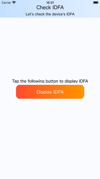 Check IDFA Screenshot 2 - AppWisp.com Check IDFA Screenshot 2 - AppWisp.com