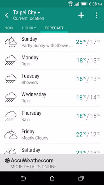 HTC Weather Screenshot 3 - AppWisp.com HTC Weather Screenshot 3 - AppWisp.com