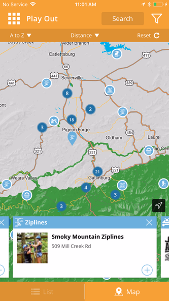 Smokies Travel Hub Screenshot 3 - AppWisp.com Smokies Travel Hub Screenshot 3 - AppWisp.com