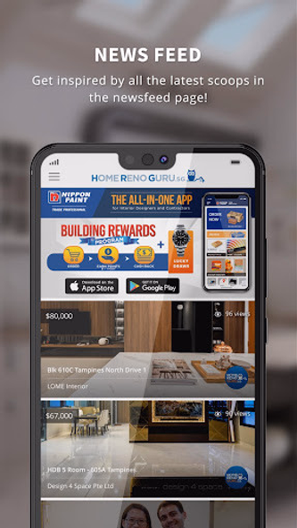 HomeRenoGuru Renovation Portal Screenshot 2 - AppWisp.com HomeRenoGuru Renovation Portal Screenshot 2 - AppWisp.com