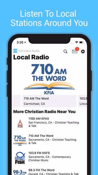 Christian Music and Talk Radio Screenshot 1 - AppWisp.com Christian Music and Talk Radio Screenshot 1 - AppWisp.com