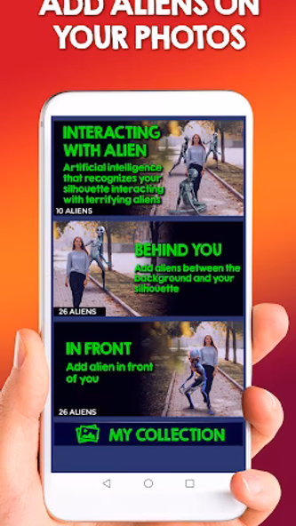 Photo Editor with Aliens UFO Screenshot 1 - AppWisp.com Photo Editor with Aliens UFO Screenshot 1 - AppWisp.com