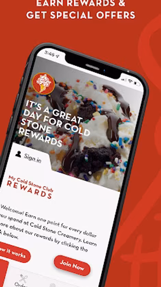 Cold Stone® Screenshot 4 - AppWisp.com Cold Stone® Screenshot 4 - AppWisp.com
