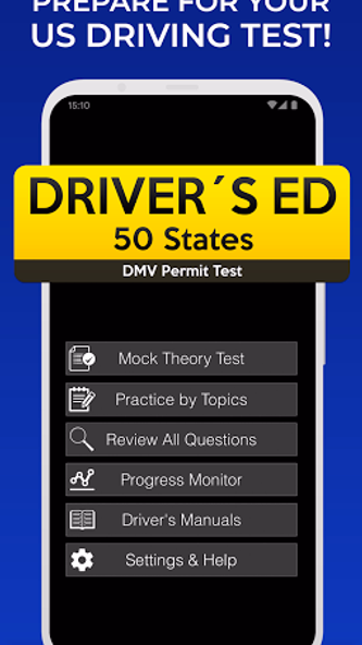 Drivers Ed: US Driving Test Screenshot 1 - AppWisp.com Drivers Ed: US Driving Test Screenshot 1 - AppWisp.com