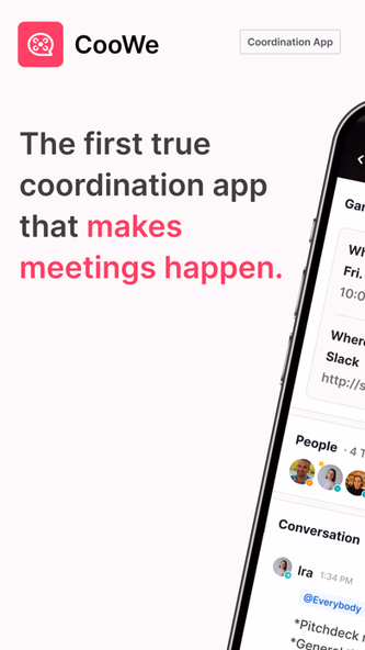 CooWe - Group Coordination App Screenshot 1 - AppWisp.com CooWe - Group Coordination App Screenshot 1 - AppWisp.com