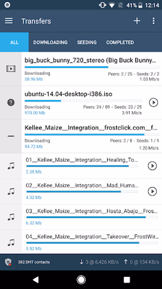 FrostWire Downloader & Player Screenshot 4 - AppWisp.com FrostWire Downloader & Player Screenshot 4 - AppWisp.com