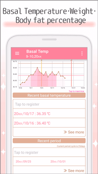Woman's DIARY period・diet・cal Screenshot 3 - AppWisp.com Woman's DIARY period・diet・cal Screenshot 3 - AppWisp.com