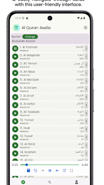 Al Quran Audio Screenshot 3 - AppWisp.com Al Quran Audio Screenshot 3 - AppWisp.com