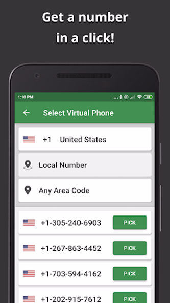 Wabi - Virtual Phone Number Screenshot 2 - AppWisp.com Wabi - Virtual Phone Number Screenshot 2 - AppWisp.com