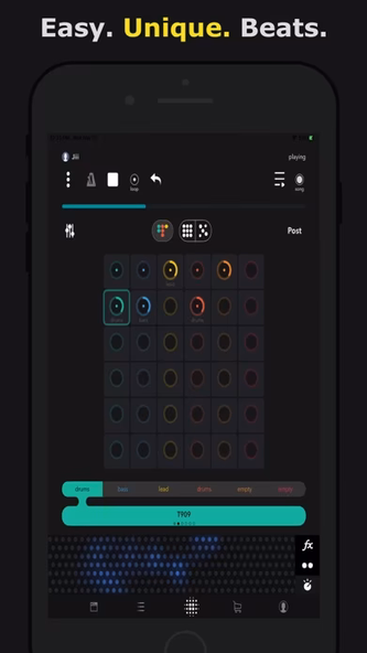 Loopz - Beat Maker Screenshot 1 - AppWisp.com Loopz - Beat Maker Screenshot 1 - AppWisp.com